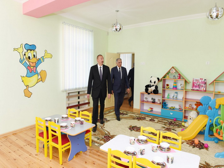 По инициативе Фонда Гейдара Алиева в Самухе построен ясли-детский сад - ФОТО