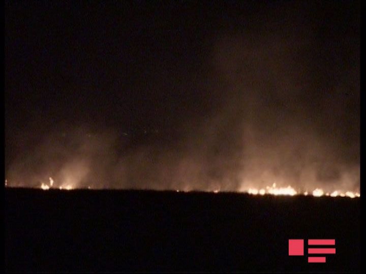 Армяне устроили пожар на оккупированных территориях Азербайджана