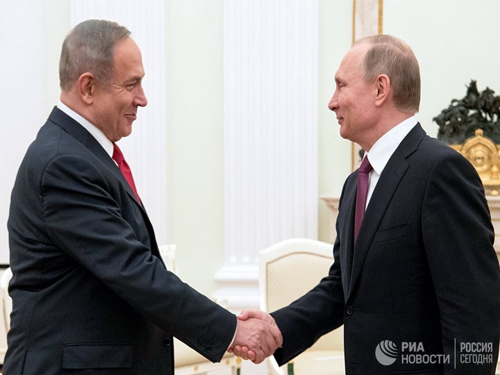 Нетаньяху обсудит с Путиным перспективу присутствия Ирана в Сирии