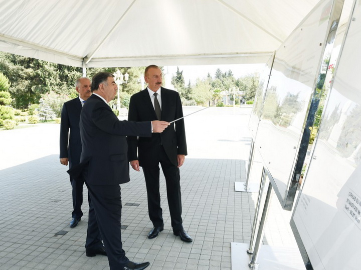 Ильхам Алиев: «Проблема питьевой воды в Азербайджане решается и будет решена основательно» - ФОТО