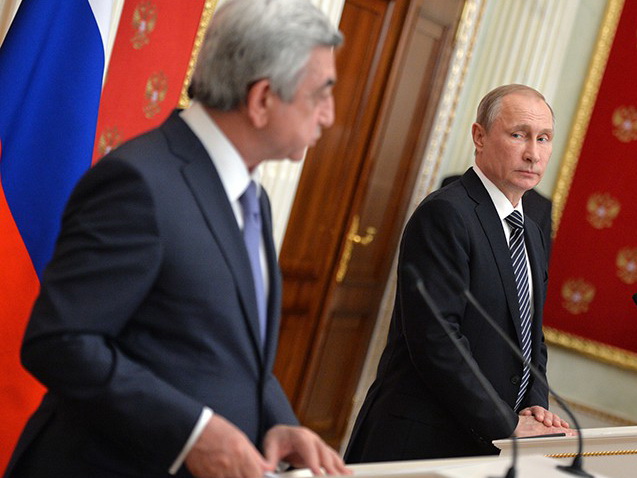СМИ: Путин «посоветовал» Саргсяну не участвовать в учениях НАТО