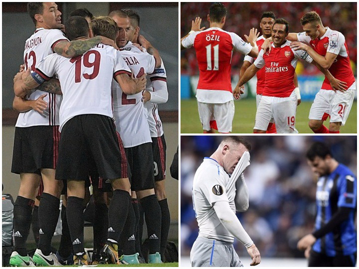 Лига Европы: «Милан» и «Арсенал» разгромили соперников, «Эвертон» неожиданно проиграл, и другие результаты матчей – ВИДЕО