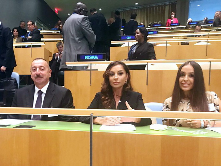 Президент Ильхам Алиев принял участие в открытии общих обсуждений в штаб-квартире ООН - ФОТО