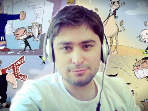Омар Момани посвятил карикатуру финалу Лиги Европы-2019, который пройдёт в Баку – ФОТО