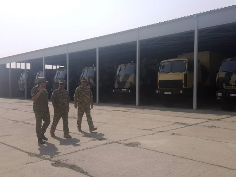 Министр обороны принял участие в открытии объектов военного назначения - ФОТО
