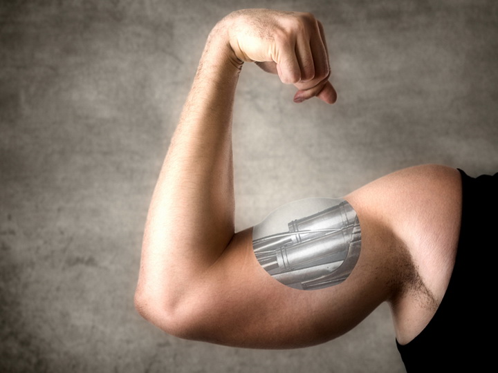 Искусственные мышцы поднимают вес в тысячу раз больше их собственного