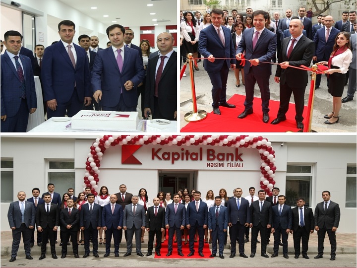 Kapital Bank yenilənən Nəsimi filialını istifadəyə verdi