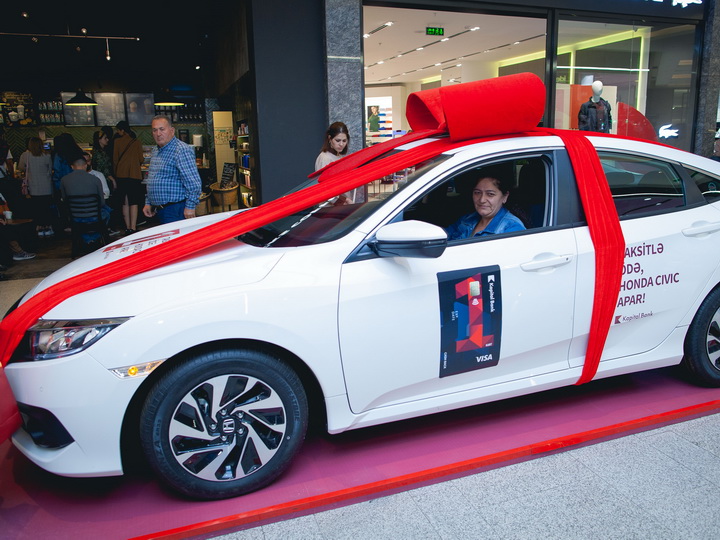 Владелец карты BirKart выиграл Honda Civic! – ФОТО