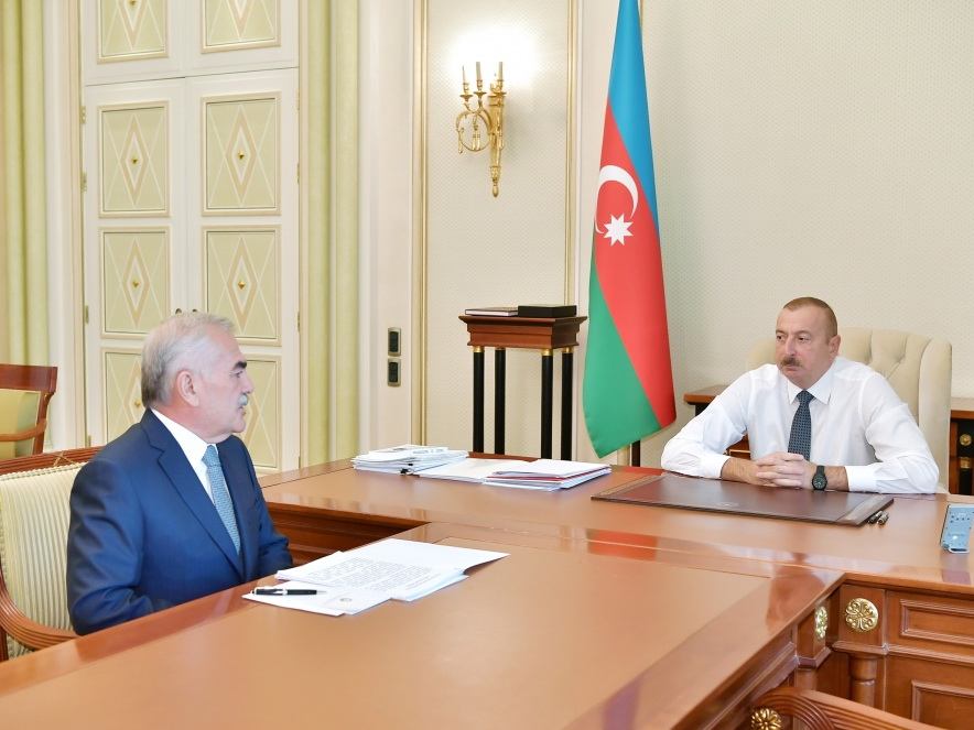 Президент Ильхам Алиев принял председателя Верховного Меджлиса Нахчыванской АР - ФОТО