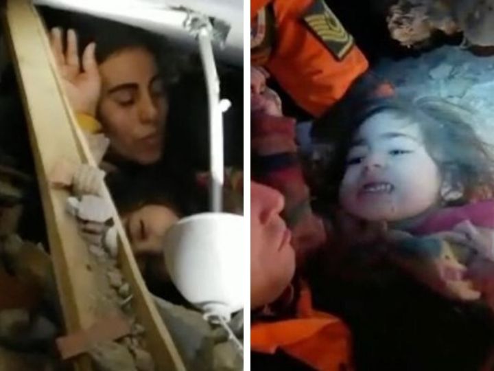 «Иди ко мне, дочка, не бойся, все прошло»: Как спасали людей в районе землетрясения в Турции – ФОТО – ВИДЕО