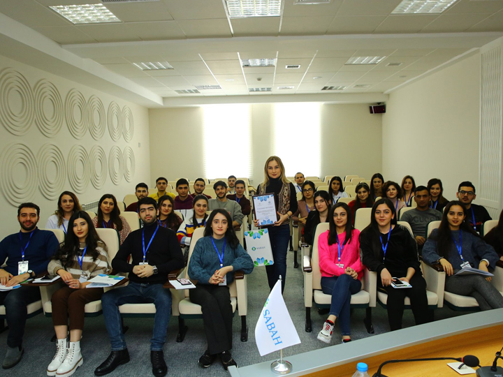 Компания Azercell поделилась опытом с талантливыми студентами групп SABAH - ФОТО