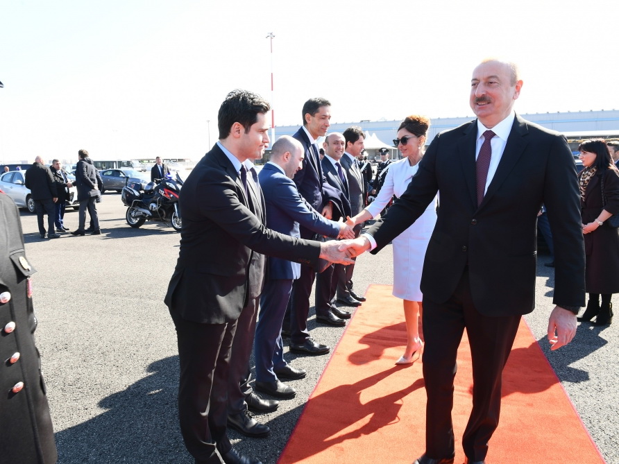 Завершился государственный визит Президента Ильхама Алиева в Италию - ФОТО