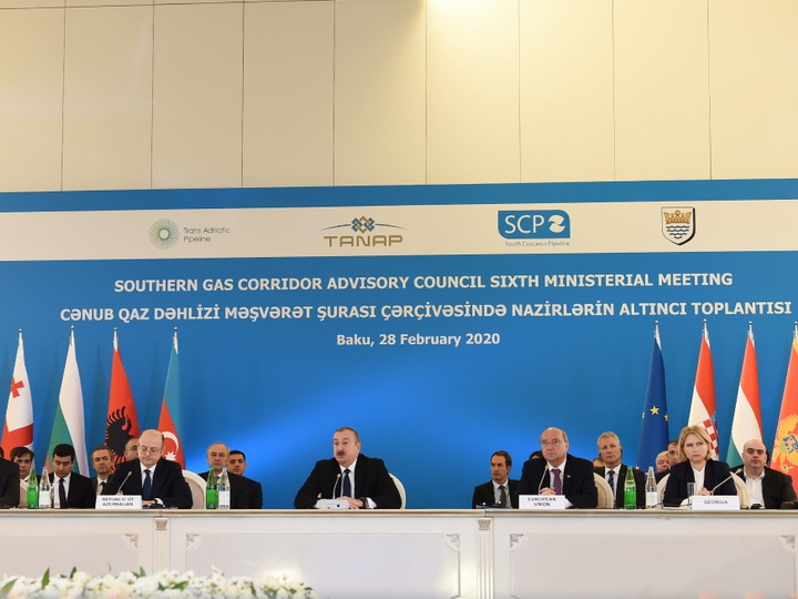 Ильхам Алиев принял участие в заседании министров в рамках Консультативного совета ЮГК - ФОТО