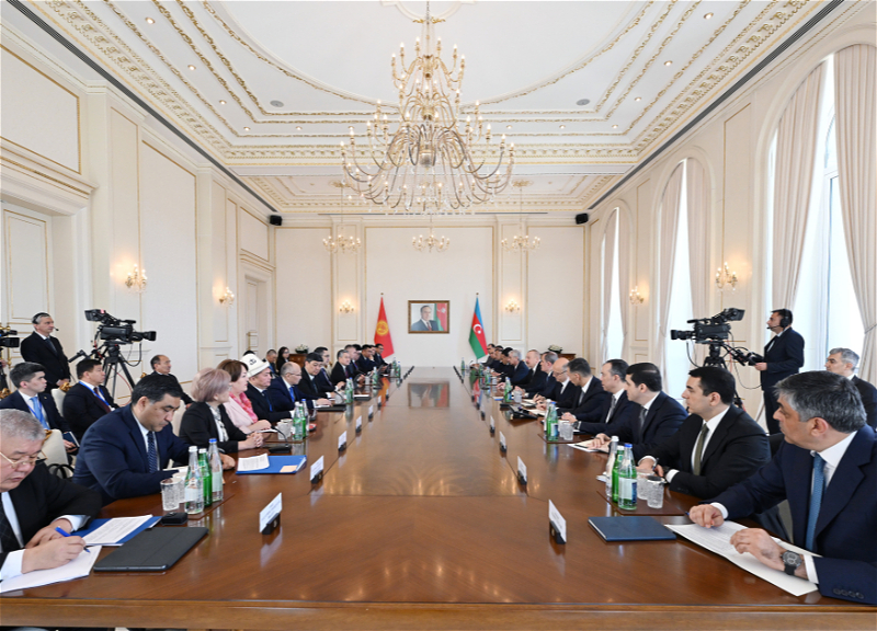 Состоялось 2-е заседание Межгосударственного совета Азербайджана и Кыргызстана - ФОТО
