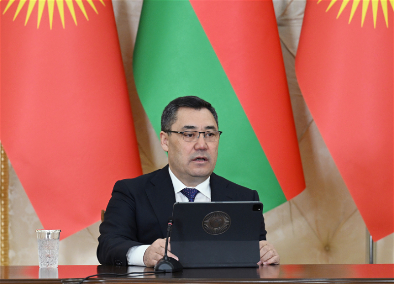 Садыр Жапаров: Совместная декларация закрепляет установившийся на практике более глубокий характер стратегических отношений между Азербайджаном и Кыргызстаном