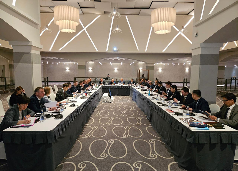 В Баку прошло заседание Рабочей группы высокого уровня по вопросам Каспийского моря - ФОТО