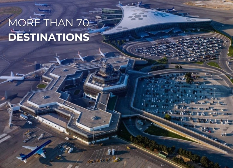 В зимний сезон из Международного аэропорта Гейдар Алиев выполняются рейсы более чем по 70 направлениям
