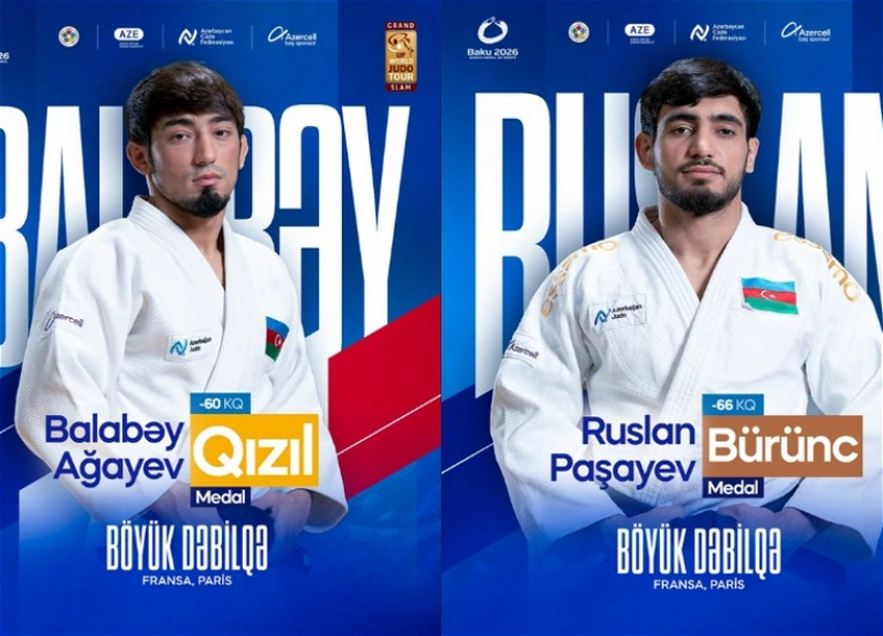 Азербайджанские дзюдоисты взяли две медали в первый день турнира «Большой шлем» - ОБНОВЛЕНО