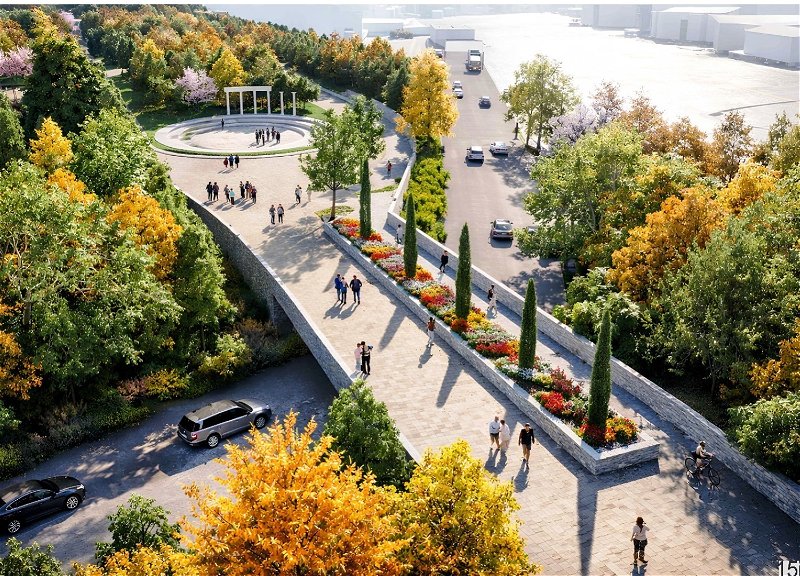 В центре Баку создаётся новый парк - ФОТО