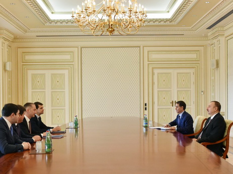 Президент Ильхам Алиев принял главу Администрации Президента Украины